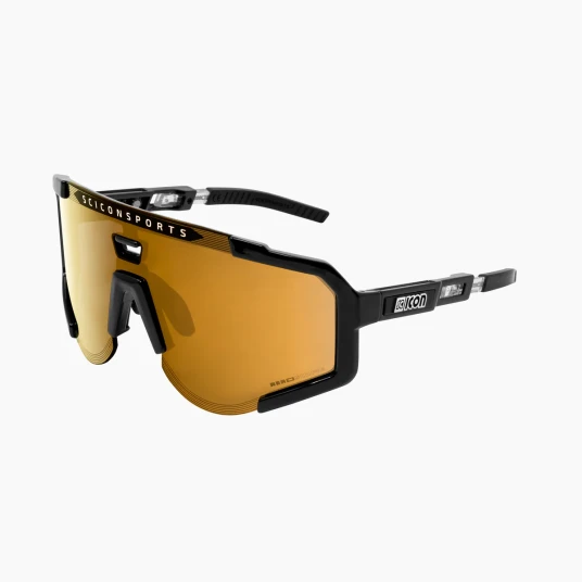 Scicon Aeroscope cykelbriller black gloss/multimirror bronze Scicon Aeroscope cykelbriller black gloss/multimirror bronze