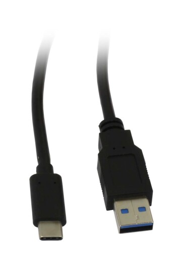 Synergy USB-A til USB-C Kabel 3.1 1m Svart