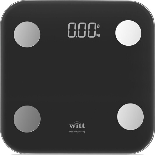 Witt Smart kroppsfett personvekt Svart