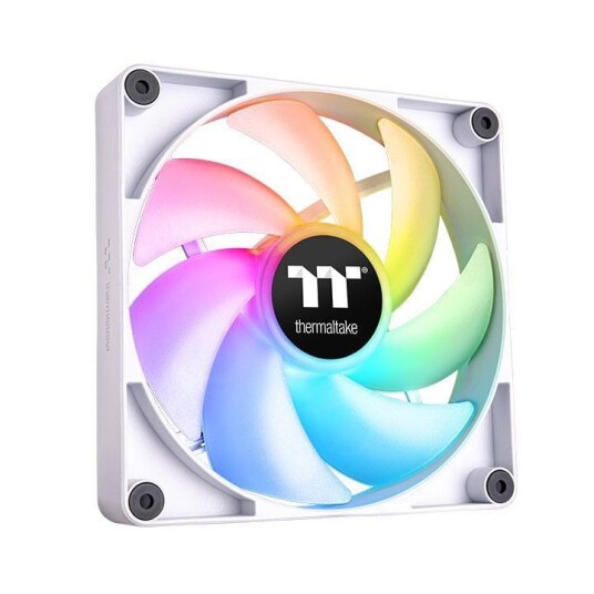 Thermaltake CT120 120 mm ARGB Kabinettvifter 2-pakning Hvit Thermaltake CT120 120 mm ARGB Kabinettvifter 2-pakning Hvit