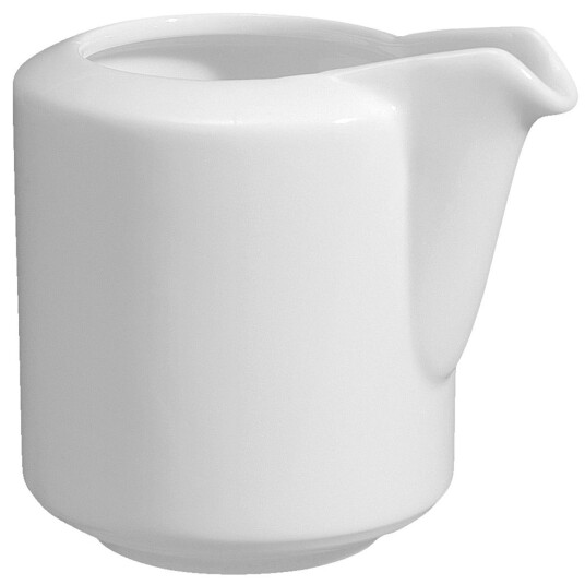VEGA Fløtekanne Base uten håndtak; 15cl, 8x7 cm (ØxH); Hvit; Rund; 6 Stykk / Forpakning