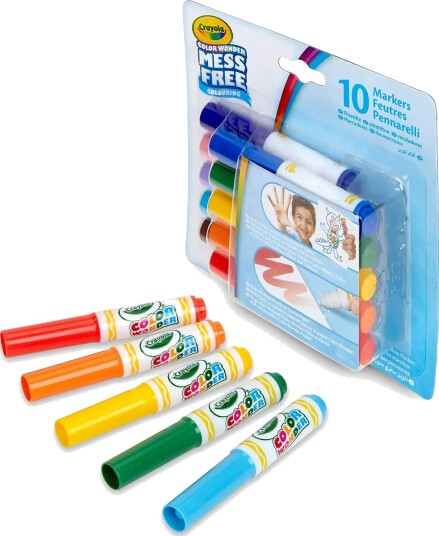 Crayola Color Wonder Classic Mini Markers 10 Pcs Multi/Patterned One Size