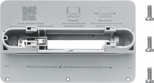 Bambu Lab Display Rear Housing W/hinge X1-Serie Bambu Lab Display Rear Housing W/hinge X1-Serie