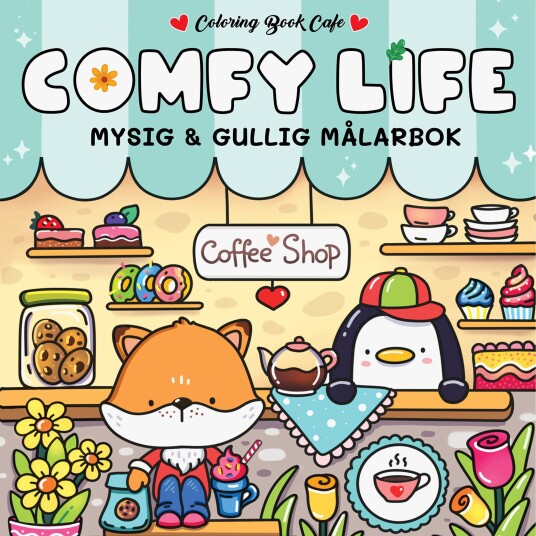 Legind A/S Cozy Comfy Life Fargeleggingsbok