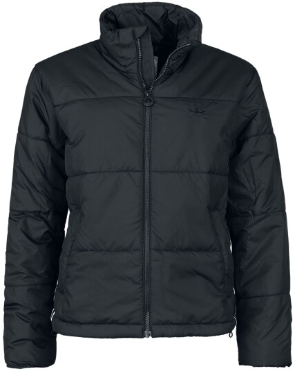 Adidas Overgangsjakke Kort puffer XS til XL Damer svart