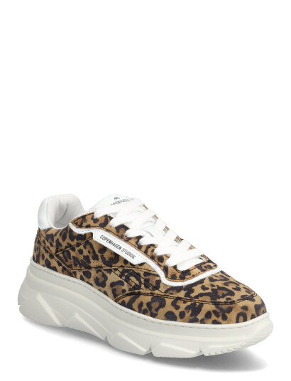Copenhagen Studios Cph56 Leather Mix Leo/White - Brown - 37 Copenhagen Studios Cph56 Leather Mix Leo/White - Brown - 37