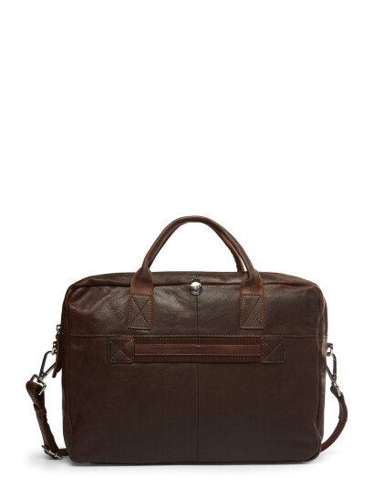 Adax Catania Briefcase Axel 15,6" - Brown - ONE SIZE