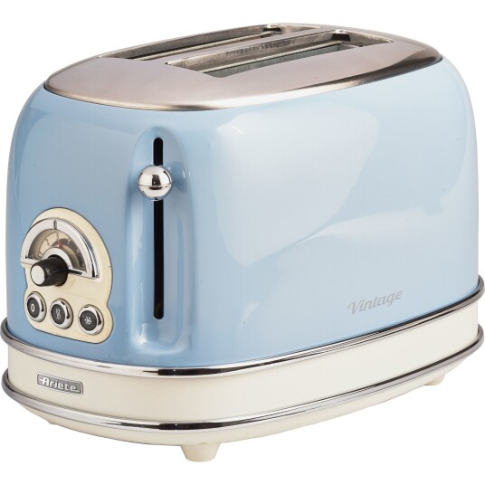 Ariete Vintage 155 Brødrister 2 Skiver Blå Ariete Vintage 155 Brødrister 2 Skiver Blå