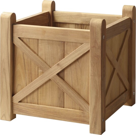 Cinas Rosenborg plantekasse Teak Natur Cinas Rosenborg plantekasse Teak Natur