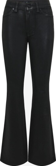 7 For All Mankind The Leggy Bootcut Coated Black   COATED   31 x 33