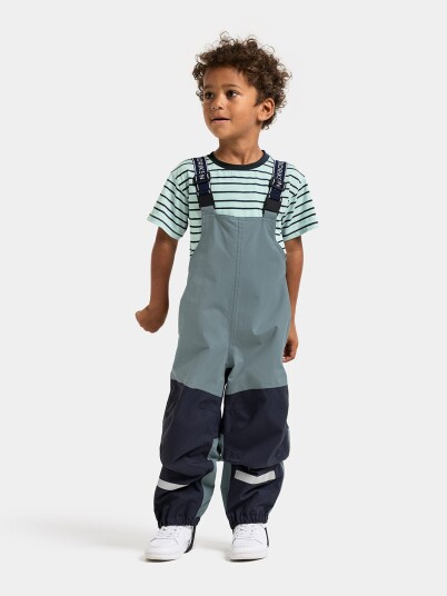 Didriksons Kids' Foxen Bib Pants Factory Blue 130 Didriksons Kids' Foxen Bib Pants Factory Blue 130