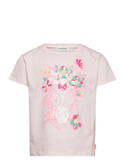 Billieblush Short Sleeves Tee Shirt Pink 128 Billieblush Short Sleeves Tee Shirt Pink 128