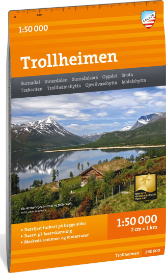 Calazo förlag Turkart Trollheimen 1:50 000 OneSize, NoColour