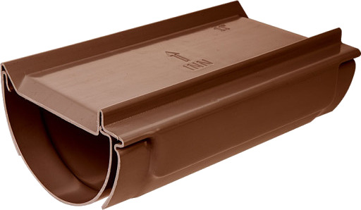 Plastmo 10" ekspansjonsstykke, brunt