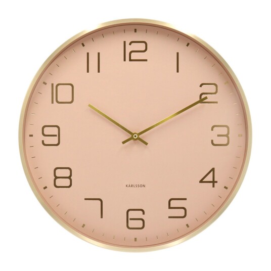 Karlsson Elegance Glow Veggklokke KA5973LB   Unisex 40 cm Kvarts urverk