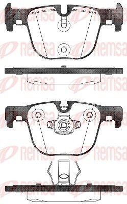 Bremseklosser REMSA 1493.00 Bremseklosser REMSA 1493.00