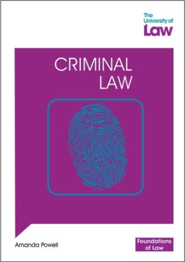 Foundations of Law Criminal Law