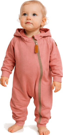 Bruse Gloppen bambusjumpsuit Mauveglow (74/9 mnd)