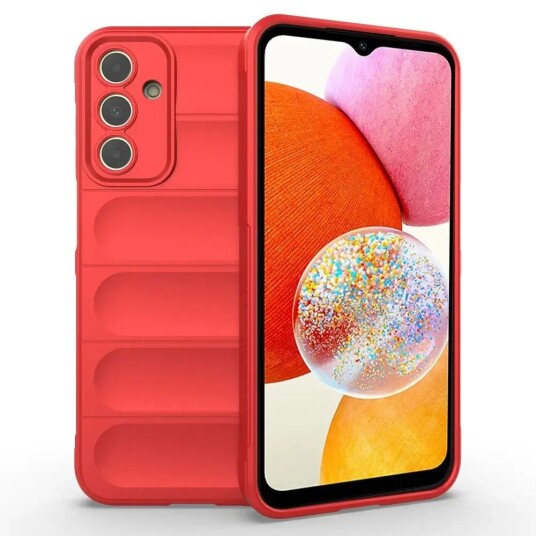 INCOVER Samsung Galaxy A15 (5G) / A15 Fleksibelt Plastdeksel - Rød