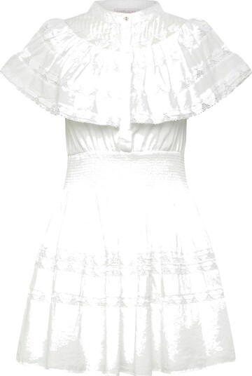 Love Lolina Mary Mini Dress   White   XS