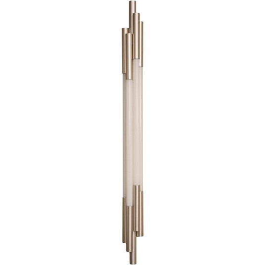 Org Vegglampe 105 cm Nikkel