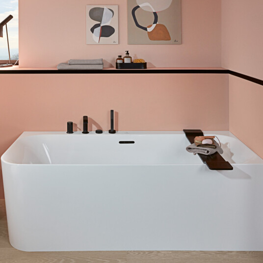VILLEROY & BOCH LOOP & FRIENDS SQUARE DUO BACK-TO-WALL BADEKAR 180X80 HØYRE HVIT ALPIN VILLEROY & BOCH LOOP & FRIENDS SQUARE DUO BACK-TO-WALL BADEKAR 180X80 HØYRE HVIT ALPIN