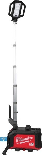 Milwaukee TLIC-801 Belysningsmast med 8,0 Ah batteri og lader, Belysning