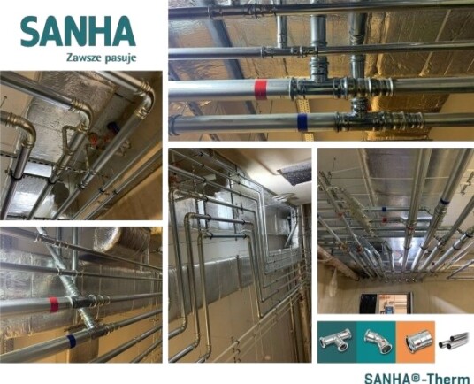 Sanha Therm Reduserende T-Stykke 3Xzw 35X22x35
