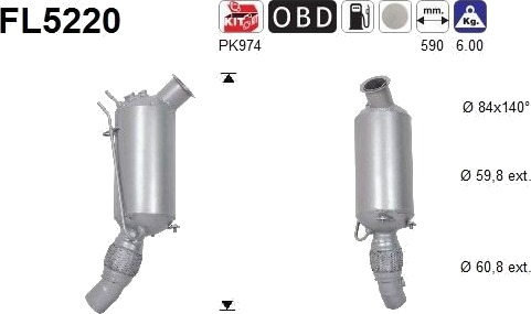 Partikkelfilter AS FL5220