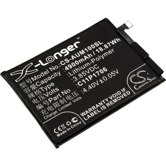 Asus ZenFone Max Pro M1 batteri (4900 mAh 3.85 V, Sort)