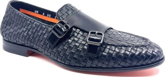 Santoni Herre Sko Svart 44 EU,