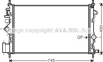 Radiator AVA Clever Choice OLA2474