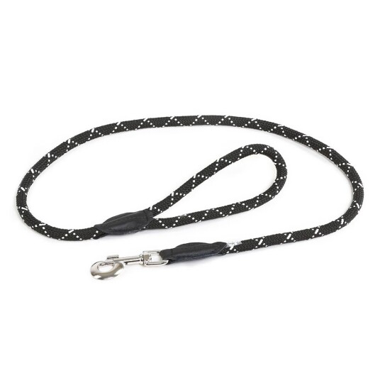 Julius-K9 Idc® Tau-Bånd 120 cm Lang Ø 10 Mm Svart