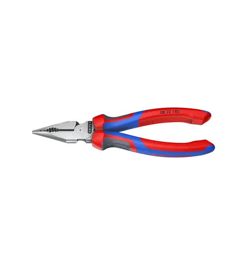 Knipex Kombinasjonstang 185 mm - Flattang med Rette Kjefter