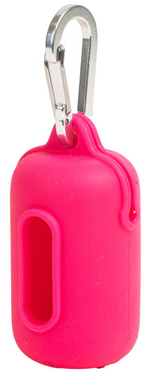 Pritax Bæsjeposeholder Sillen 9x5cm Rosa for Hund