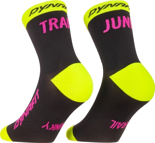 Dynafit Trail Mid Socks Black Out Ultra Yellow/5a30 35 38