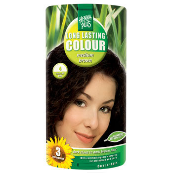 Henna Plus Henna Hårfarge Plus 4 Medium Brown Long Lasting Colour 40 ml Henna Plus Henna Hårfarge Plus 4 Medium Brown Long Lasting Colour 40 ml