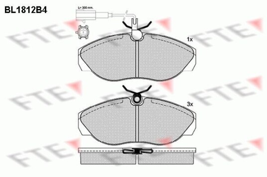 Bremseklosser FTE 9010389
