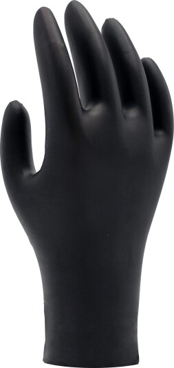Handske Showa EBT 6112PF nitril sort str. 7 pk a 100 stk Handske Showa EBT 6112PF nitril sort str. 7 pk a 100 stk