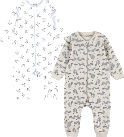 Pippi Rainy Day Natt Drakt Zipper (2 Pack) 98