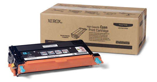 Xerox Phaser 6180MFP C Toner - 113R00723 Original - Cyan 6000 sider Xerox Phaser 6180MFP C Toner - 113R00723 Original - Cyan 6000 sider