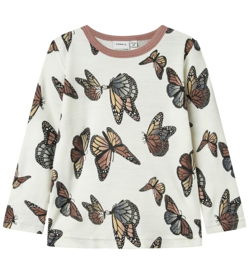 Name It Snow White Butterfly Nmfwillitus Ull Ls Topp Noos 92 Name It Snow White Butterfly Nmfwillitus Ull Ls Topp Noos 92