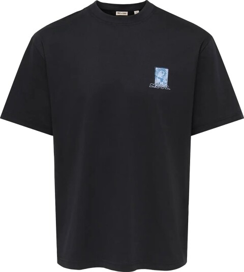 ONLY & SONS Onszeus Rlx Ss Tee Black L