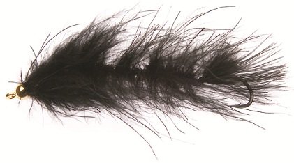 Unique Flies Marabou Worm Black Unique Flies Marabou Worm Black