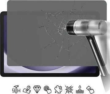 Samsung Galaxy Tab A9 Privatliv Beskyttelsesglass