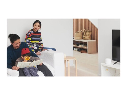Google Nest Wifi - Wi-Fi-System -  Ruter Utvider  - Inntil 210 Kvm - Maske 1Gbe - Wi-Fi 5 - Dobbeltbånd
