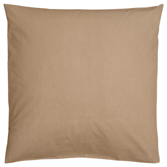 ERWIN M. Putetrekk Siena med konvoluttåpning; 80x80 cm LxB; Gråbrun/taupe