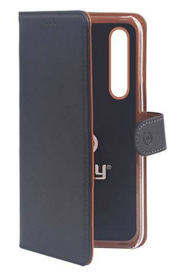 Celly Wally Huawei P30 Cover, Sort/Cognac