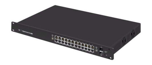 Ubiquiti Edgeswitch 24 250W Administreret L2/L3 Gigabit Ethernet (10/100/1000) Strøm Over Ethernet (Poe) 1U Sort