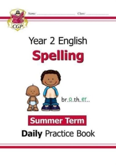 Ks1 Spelling Year 2 Daily Practice Book: Summer Term Av Cgp Books
